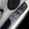 Carbon Fiber For BMW 3 Series E90 E92 E93 Inner Gearshift Air Conditioning CD Panel Door Armrest Cover Trim Sticker Accessories