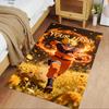 Naruto Character Customize Text Floor Rug Office Rug Suitable for Study Room Decorate Room Kitchen Playrooms Anti-slip Rug Anime Office Decor