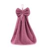 Pineapple Plaid Absorbent Kitchen Hand Towel with Bow Hanger