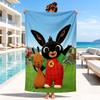 Bunny And Friends Adventure Beach Towel, Microfiber Beach Towel, Perfect For Pool, Beach, Travel, Home Decor Beach Party Fan gifts