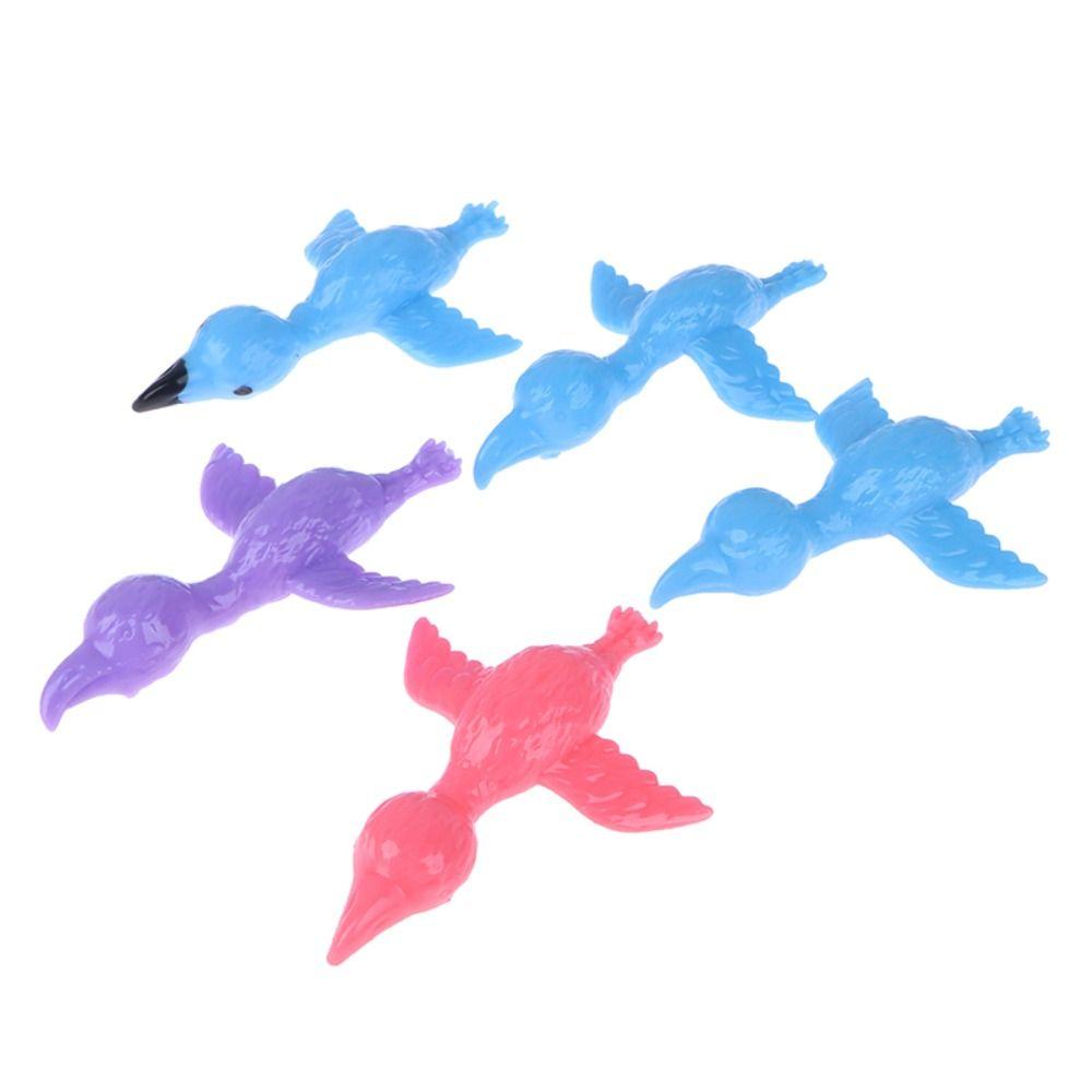 

5 шт. Эластичная игрушка для выброса пальца Sticky Launch Dinosaur Toys Детские игрушки