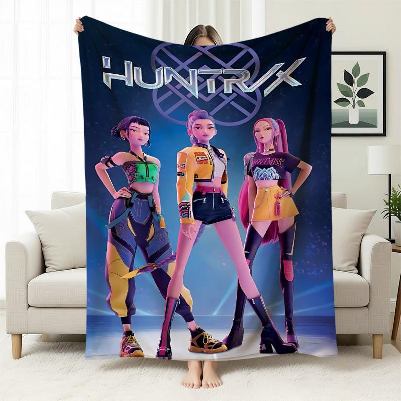 Temu Blanket Kpop Witch Hunters Blanket Flannel Blanket Office Home Sofa Blanket Nap Blanket
