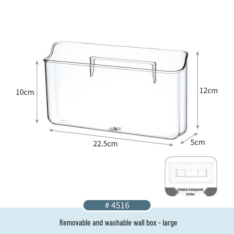 Japanese-Style Transparent Mirror Cabinet with Drawer for Cosmetics, Lipstick, Toiletries, Stationery, and Eyebrow Pencil Storage