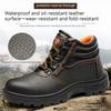 Bottes de Sécurité de Travail pour Homme Résistantes à l'Usure Anti-Écrasement Anti-Perforation Baskets de Travail Bottes Imperméables Botte de Travail Protectrice Indestructible
