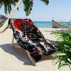 Toalla de Playa con Estampado de Samurái Japonés, Toalla Grande Suave de Secado Rápido para Playa, Camping, Natación