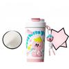 High Appearance Level Thermos Cup Girls Double Drink Coffee Cup Ceramic Inner Liner Stainless Steel Cup Straw Cup Water Cup