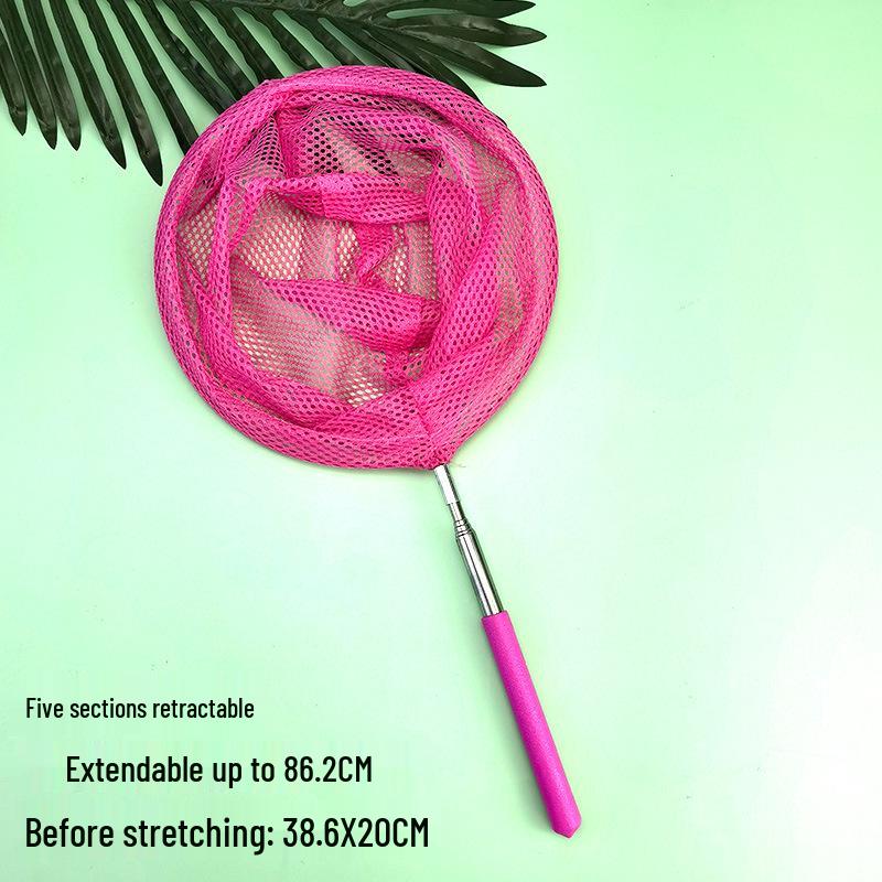 Children s Retractable Fishing & Butterfly Net with Beach Bucket Toy