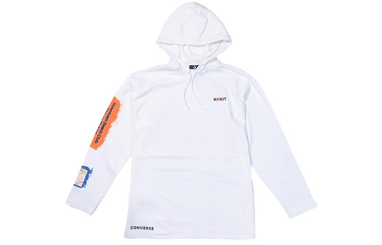 Converse X Rokit Men Hoodie White 10020773-A01 L