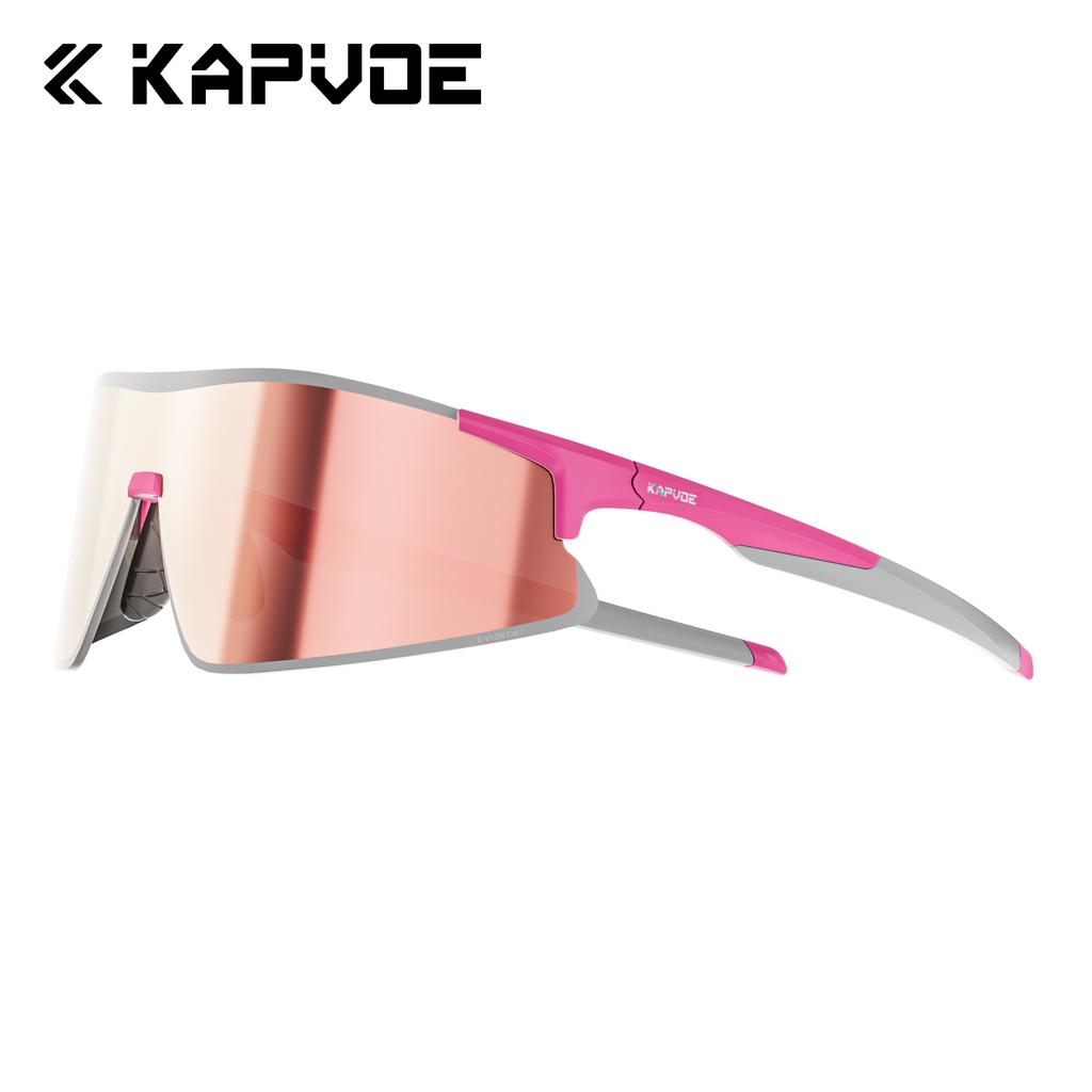 Kapvoe Cycling Glasses Men's Sunglasses Photochromic Sunglasses New Sports MTB Road Bicycle Goggles UV400 Lenses Women Eyewear