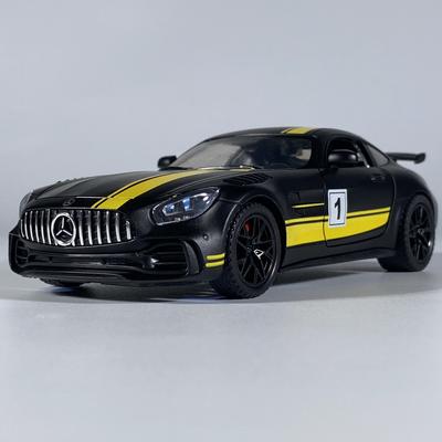 1:32 Benz AMG GT Super Sports Car Alloy Diecast Model Car With Sound Light Pull Back Children's Toy Car Decoration Hobby Collect