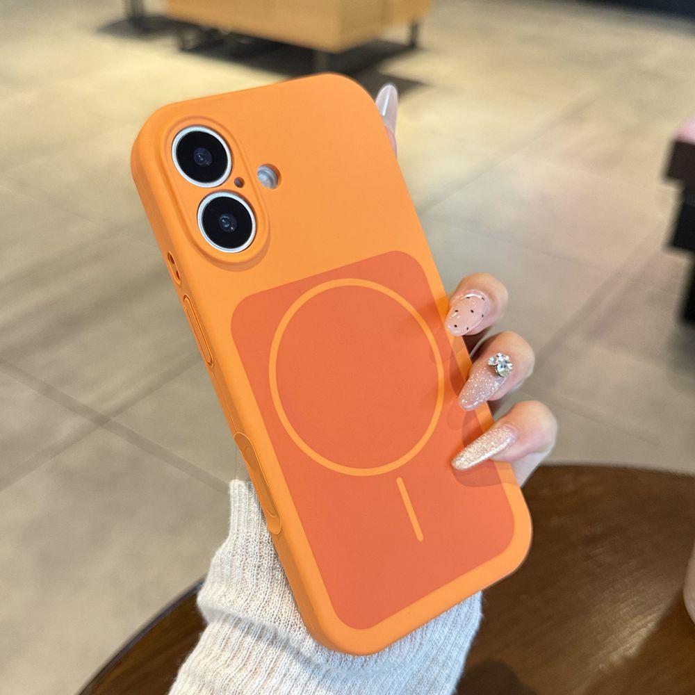 Original Liquid Silicone Magnetic Case for iPhone 17 Pro Max Magsafe Wireless Charging Soft Shockproof Cover for iPhone17 17Pro