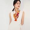 Aurora Patterned Mulberry Silk Scarf