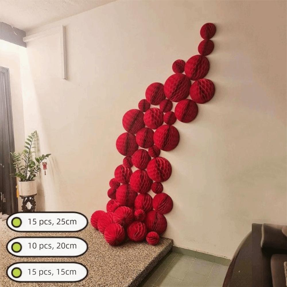 Tissue Paper Tissue Paper Lantern Honeycomb Design DIY Decoration  Party Supplies