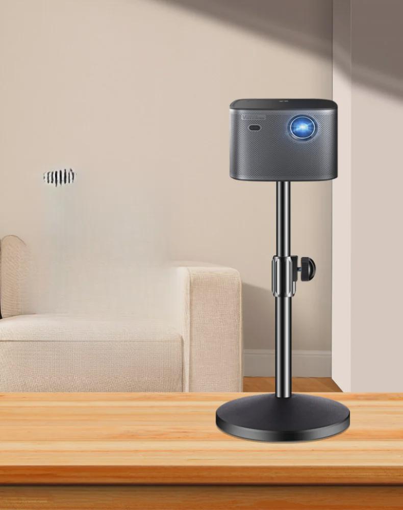 Universal Floor Projector Stand with Bedside Table Tray