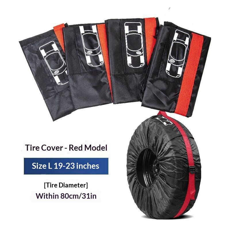 1/4Pcs Car Spare Tire Cover Dustproof Protective Wheel Storage Bag Auto Vehicle Tyre Accessories for Car Styling