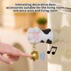 Cute Cow & Doorbell - Creative Animal Door Decor With Push Button Chime, Fun Decorative Door Accessory For Room, Entryway & Living Room