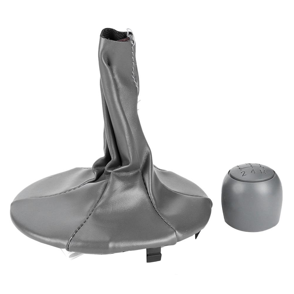 5 Speed Gear Shift Knob with Dust Cover Boot 71775051 Fit for Fait Panda 500 500C