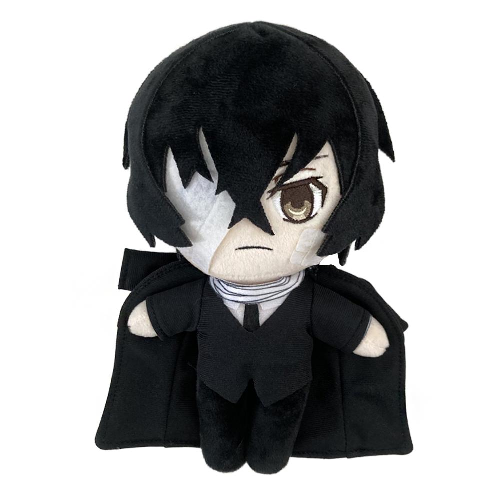 Anime Dazai Osamu Plush Doll Standing Version Oda Sakunosuke Akutagawa Ryunosuke Edgar Allan Poe Soft Stuffed Pillow Toy Gifts