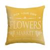Vikama Minimalist Cushion Cover Spring Summer Floral Print Cushion Cover Rustic Style Room Decor Living Room Sofa Cushion Cover