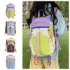 Nylon Outdoor Rucksack Mehrfarbig Reise Tagesrucksack Modischer Reise Rucksack Schule
