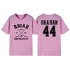 Briar University Graham 44 Hockey Zweiseitiges T-Shirt Briar U Hockey Romanze Tee Unisex Kurzarm T-Shirt Buchliebhaber Geschenk Shirt