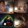Rechargeable Portable Bedside Night Light Dimmable Adjustable Color Temperature Table Lamp For Bedroom