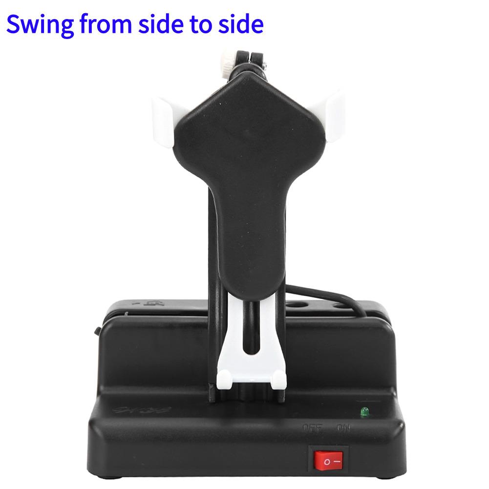 Phone Swing Automatic Shake Stand Desk Walking Motion Brush Step Safety Wiggler with USB Cable Automatic Phone Shaker Swinger