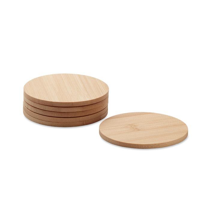 MidOcean Bayin Bamboo Coasters (Pack of 6)