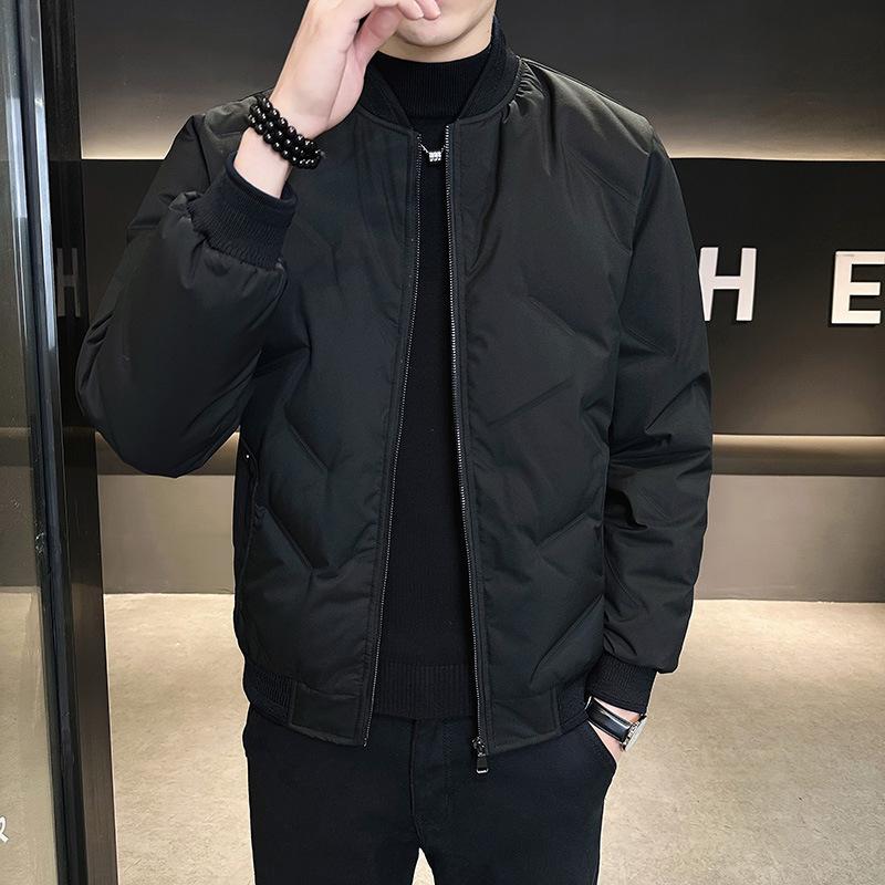 2025Daily Casual Men's Cotton Jacket Hooded Slim-Fit WinterTrendy Padded Clothes