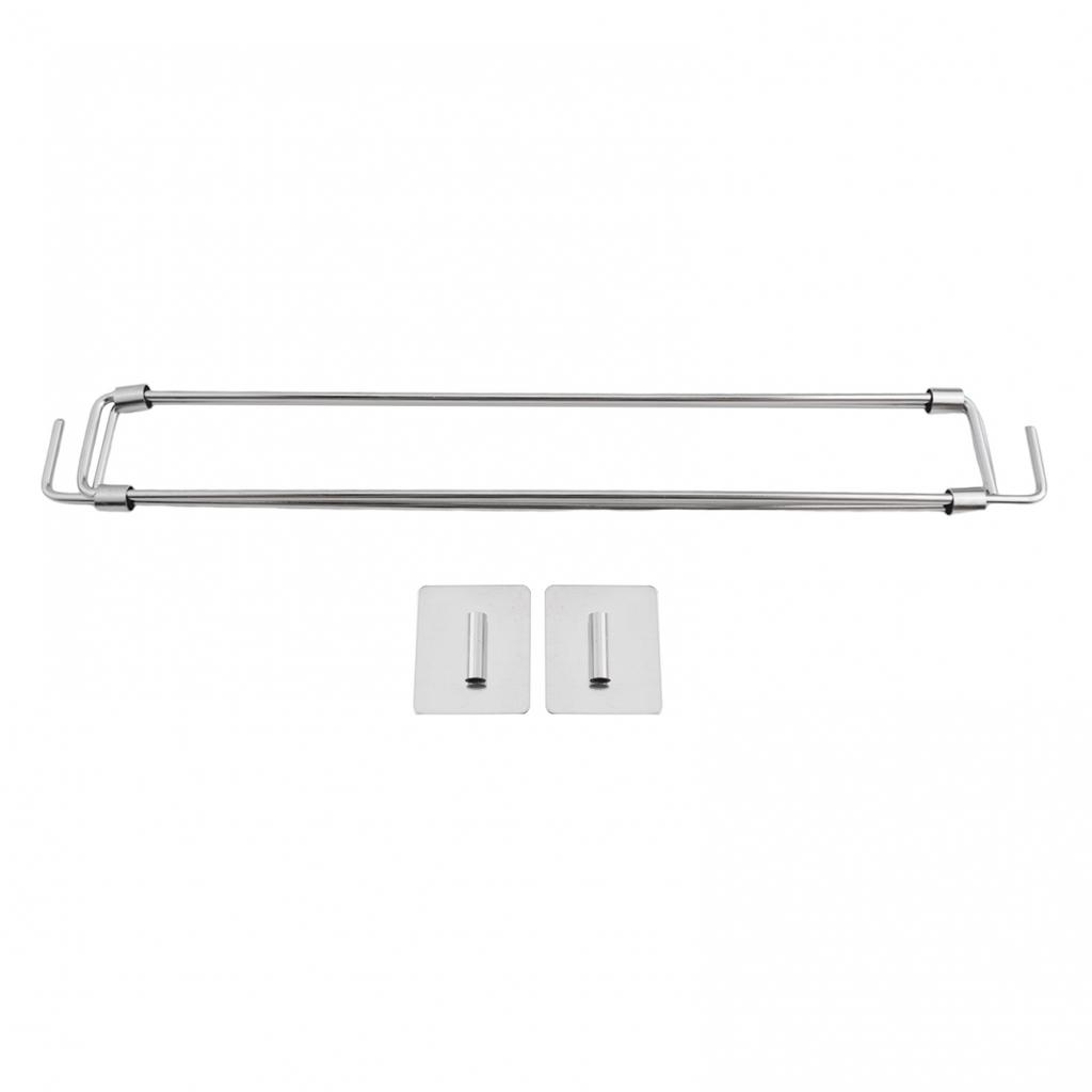 RV Secure Adjustable Bars Tension-Style 12.5-22.3\ Stainless Steel Rods Food