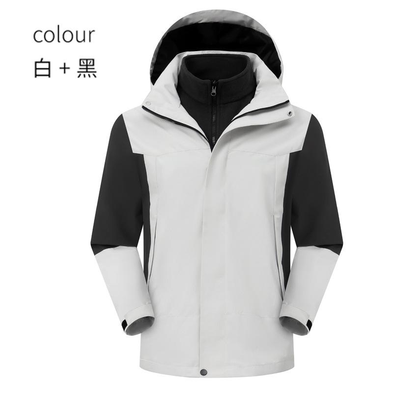 Jakke herre fargeblokk 2025 høst og vinter ny herre ungdom vindtett mote avslappet toppjakke trend