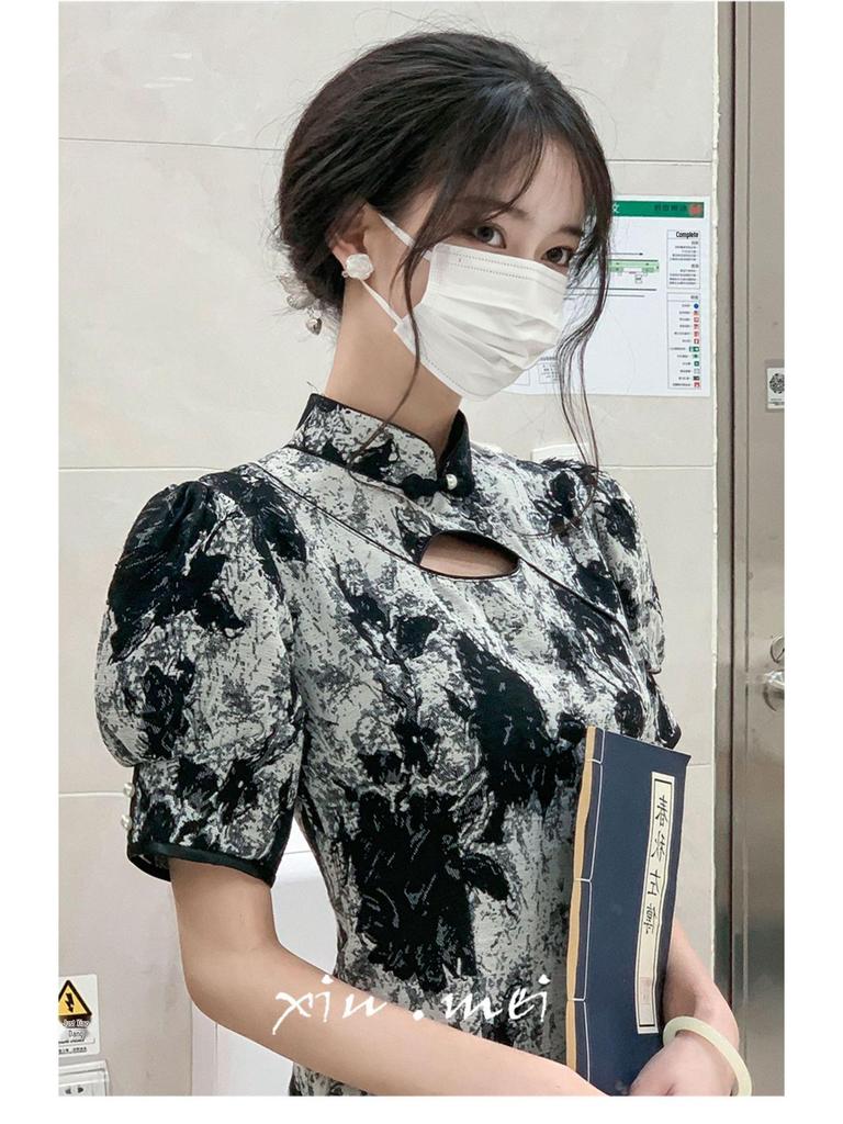 Petite Chinese Qipao: Summer 2025 Daily Wear Niche Dress for Young Women