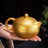 Gilded Yixing Zisha Xishi Teapot (Gift Set)