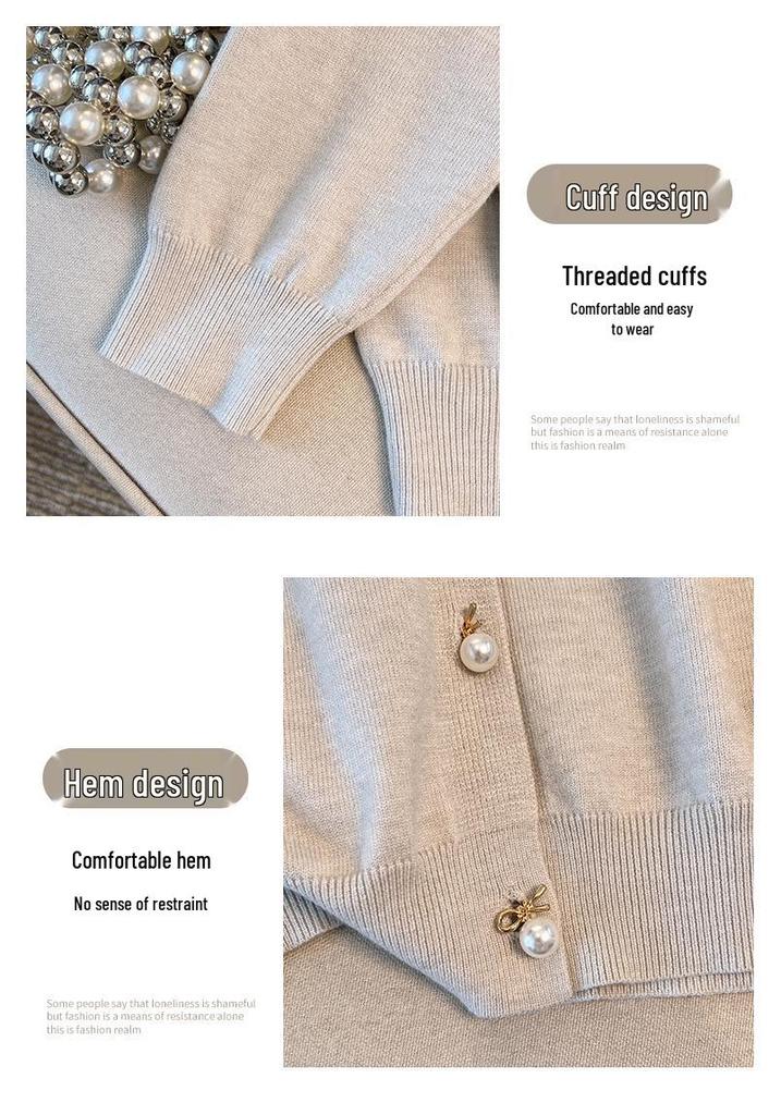 Plus Size Women's Loose Knit Cardigan Sweater, Bust 150-160 cm, Size 200-350 Jin.