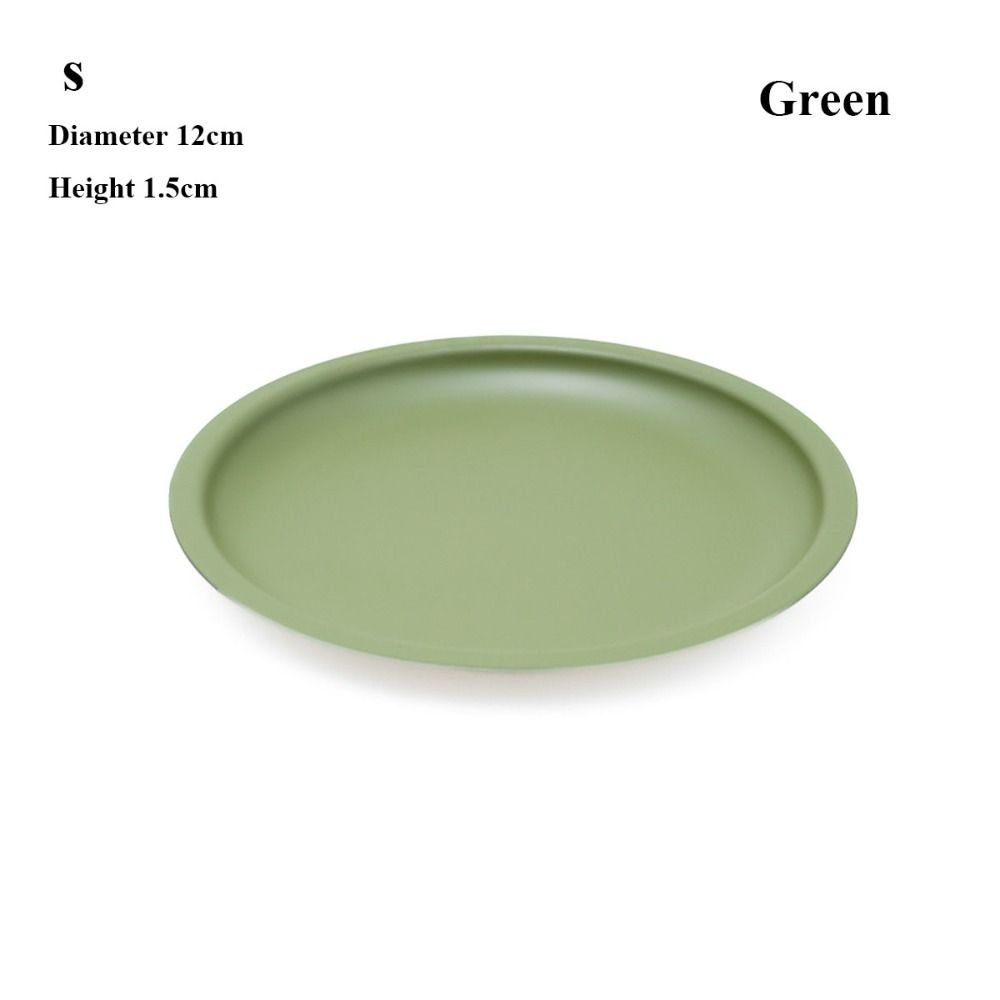 

S/M Camping Plate Aluminum Alloy Outdoor Frying Plate New Heatable Dining Plate Outdoor Camping S зелёный