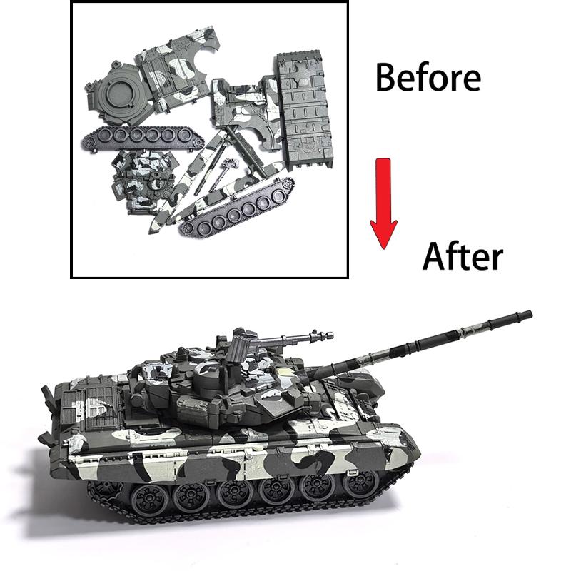 Bausteine Militärserie Modellspielzeug Kreativ Vielseitig M1A2 Leopard 2A7 T-90 Hauptkampfpanzer Für Jungen Weihnachtsgeschenk