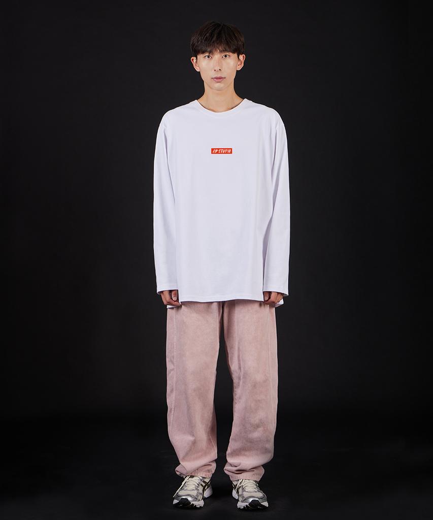 ASTRAL PROJECTION Ap Studio Oversized Long Sleeve T-Shirt_White