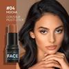 Barra Iluminadora Contorno Sombreado Rostro Piedra Perla Larga Duración Mejilla Estereoscópica Iluminadora Piel Maquillaje Cosmético