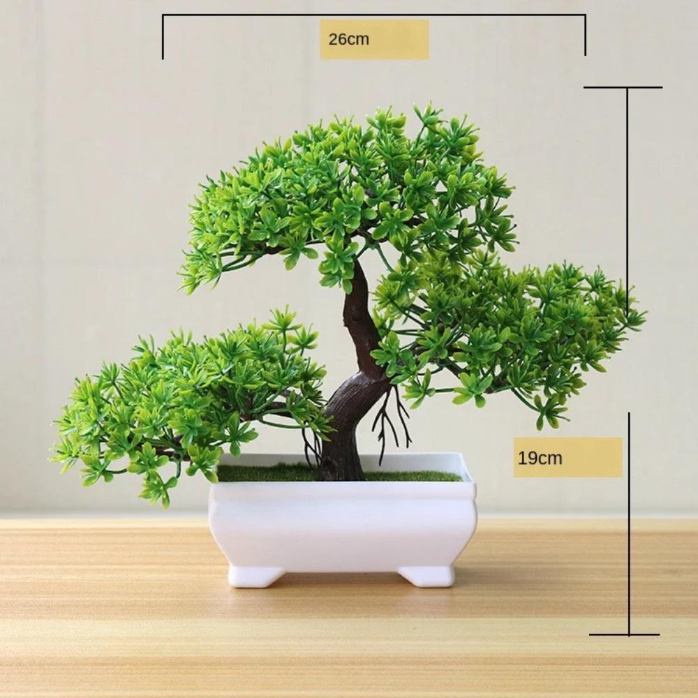 New Green Artificial Plants Bonsai Small Tree Grass Flower Potted Bonsai  Halloween Wedding Christmas Party Home Office Decor
