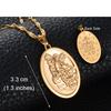 Anniyo (1piece) Russia Religious Jewelry Virgin Mary Jesus Orthodox Mosque Charm Pendant Chain Necklaces Poland @@