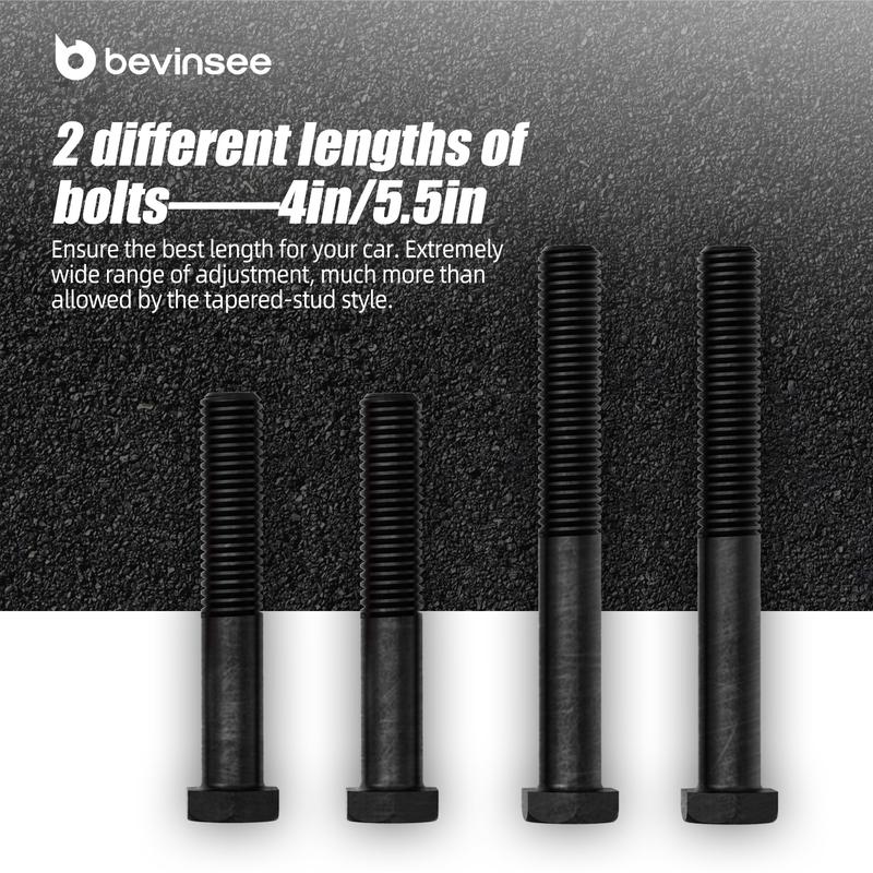 BEVEE Adjustable Maximum Bump Steer Kit For Power Rack/Manual Rack, for Ford Mustang 1979-1993
