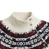 Polo Ralph Lauren Fair Isle Pattern Ribbed High Neck Sweater Kids Sweater Off-White 313920103-001