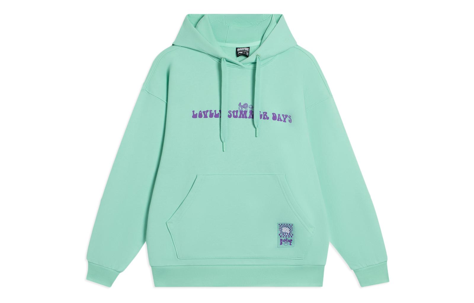 Li Ning Sweatshirt Women s Ice Green AWDS646-3 L