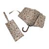 Fully Automatic/Manual Folding Rain Umbrella UV Protection Floral Pattern Sunshade Umbrella Comfortable Grip Three-fold