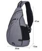 SCIONE Large Capacity Backpack Chest Pack Nylon Zipper Messenger Bags School Modern Shoulder Bag
