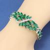 Luxury Italian Charm Bracelet Colorful Zircon   Fine Jewelry Women/Girls Fashion Dress Accessories For You Gift