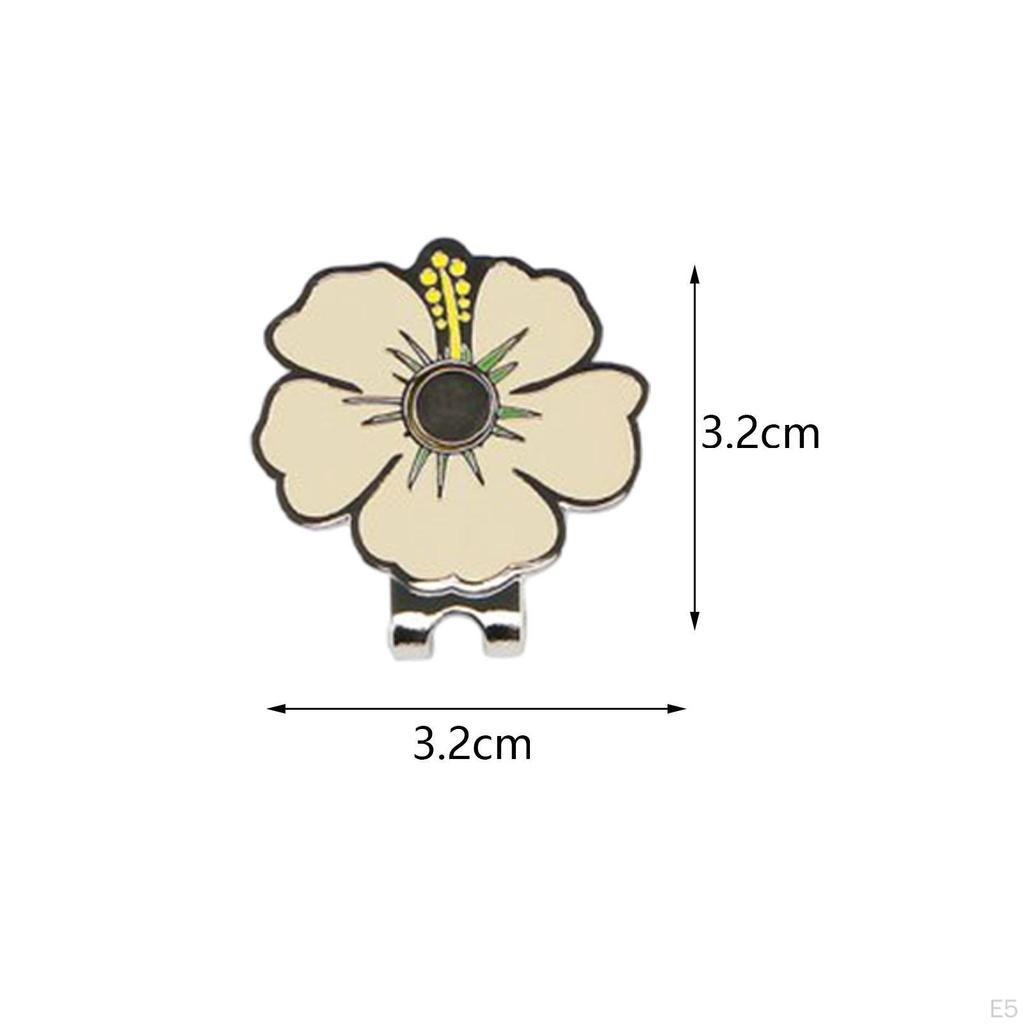 Flower Golf Ball Marker Mark Tool Gifts for Men Women Golfers