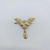 Exquisite Rhinestone Metal Buckle Clasp Craft DIY Woven Bag Purse Hat Decor Bag Pendant Decoration