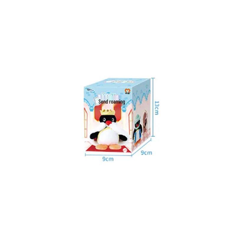 Youmai Penguin Sitting Pose Plush Toy Pinga Doll Ornament for Claw Machines