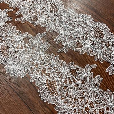 Neue Blatt Hohl Fischlinie Spitze Besatz: Handgefertigtes DIY-Hochzeitskleid, Kleid & Schleier Dekoration Zubehör